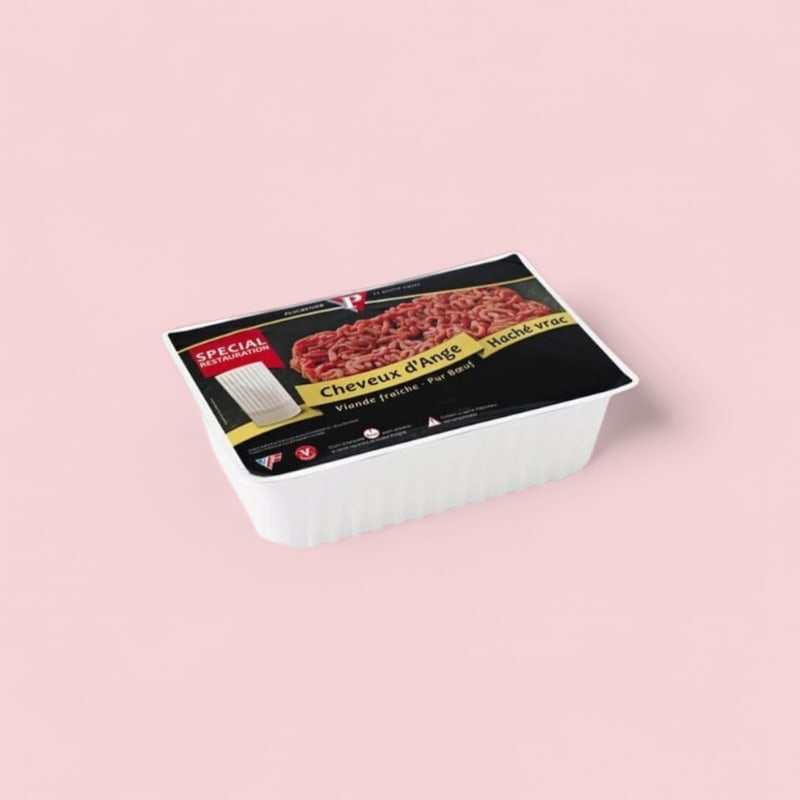 Viande hachée Charolaise "Cheveux d'ange" Puigrenier 15%MG 1,3kg