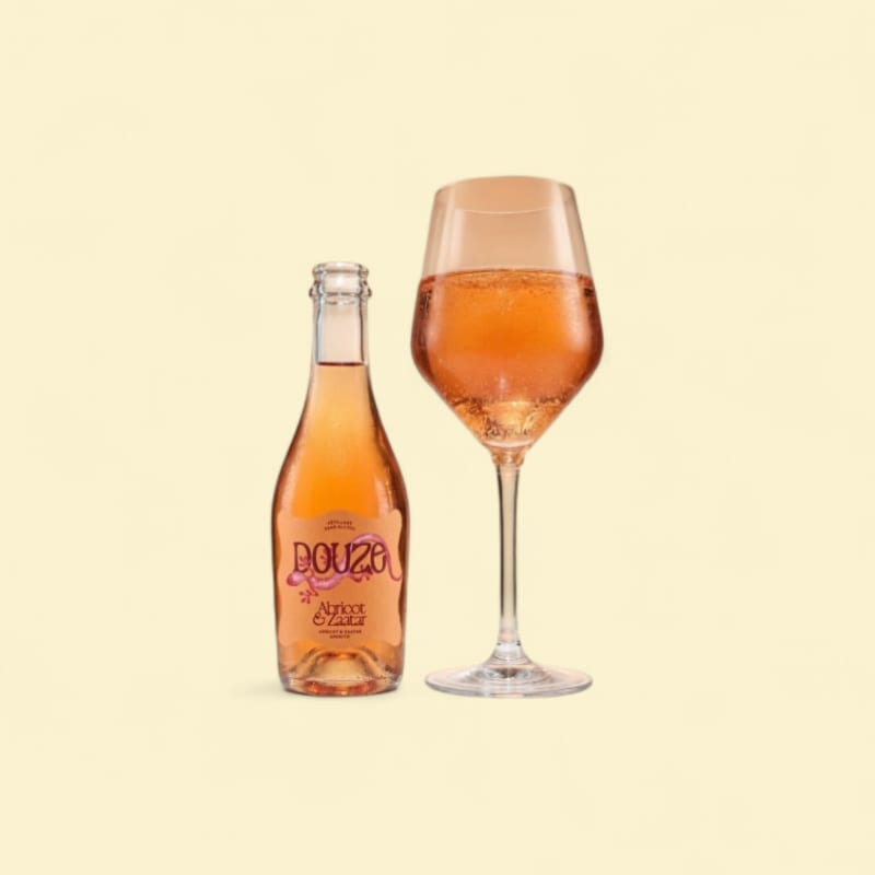 Non-alcoholic sparkling drink in bottles Apricot & Zaatar 24x20cl