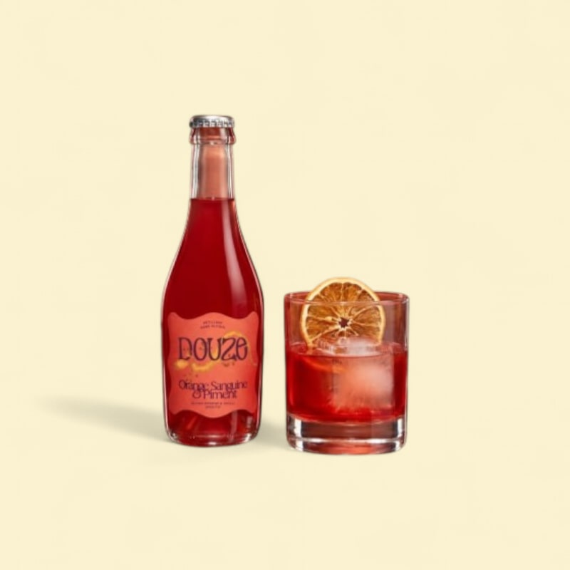 Sparkling Non-Alcoholic Orange Saguine & Chili Bottle 24x20cl