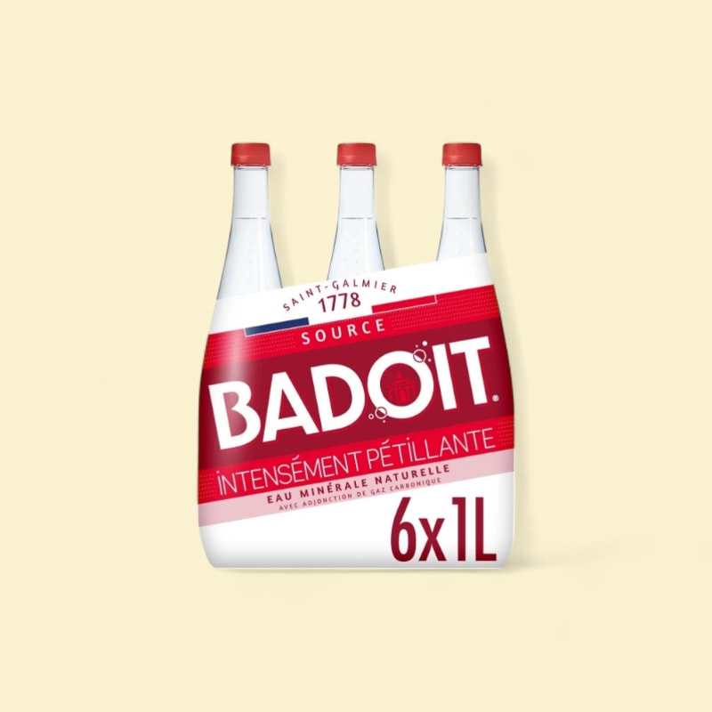 Badoit rouge RPET 1L x6