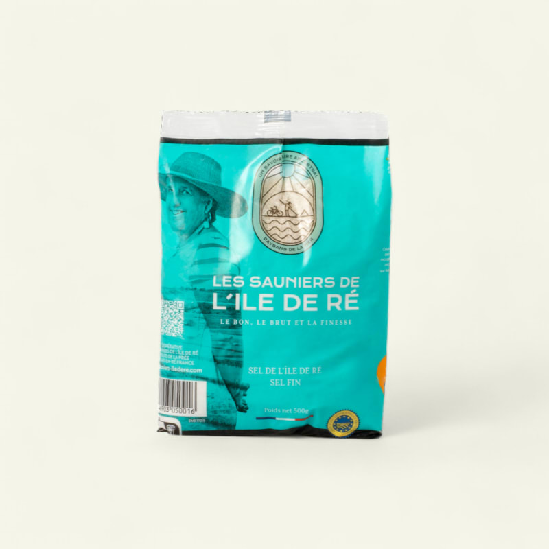 Sachet sel fin les sauniers de l'île de Ré