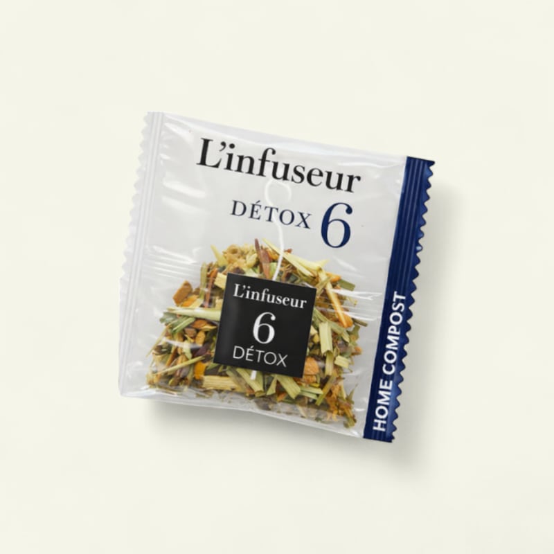 50 SACHETS INFUSION FRUITS ROUGES DETOX N°6 - L'INFUSEUR (Home Compost)