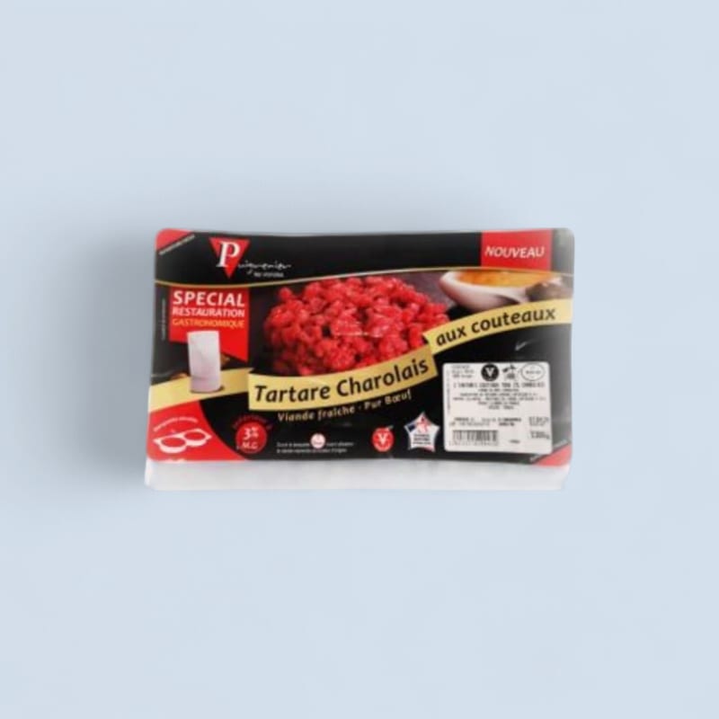 Tartare au couteau 180g Puigrenier 3%MG Charolais X2