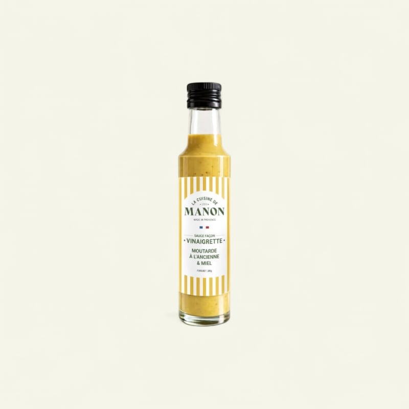 Vinaigrette Moutarde à l'Ancienne - 25cl - La Cuisine de Manon