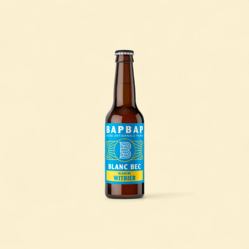 BAPBAP - Blanc Bec - Blanche - 12X33cl - 4,5%