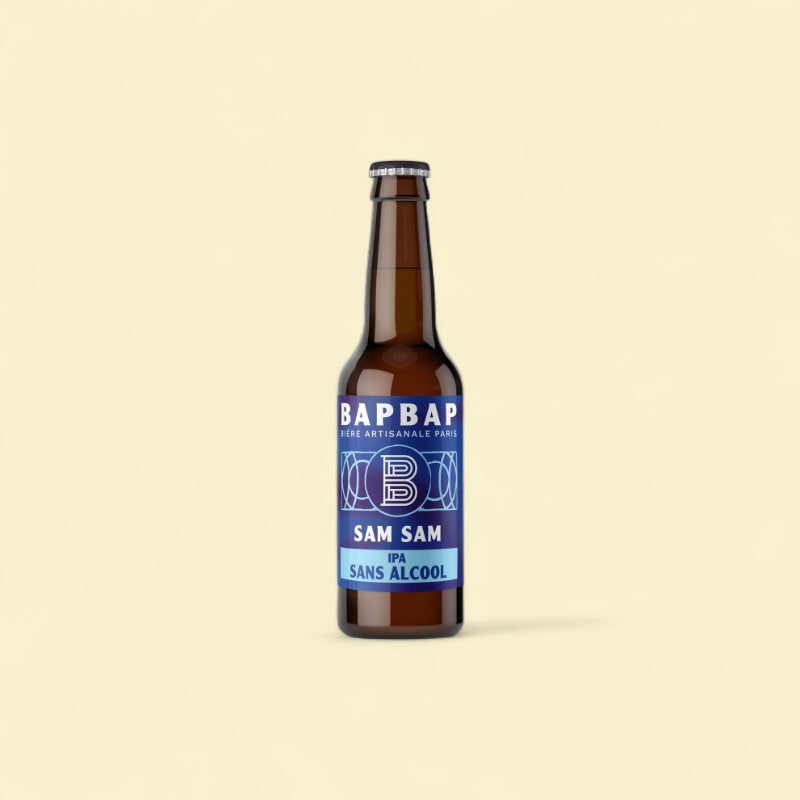 BAPBAP - SAM SAM - IPA sans alcool - 12x33cl - 0,3% alc