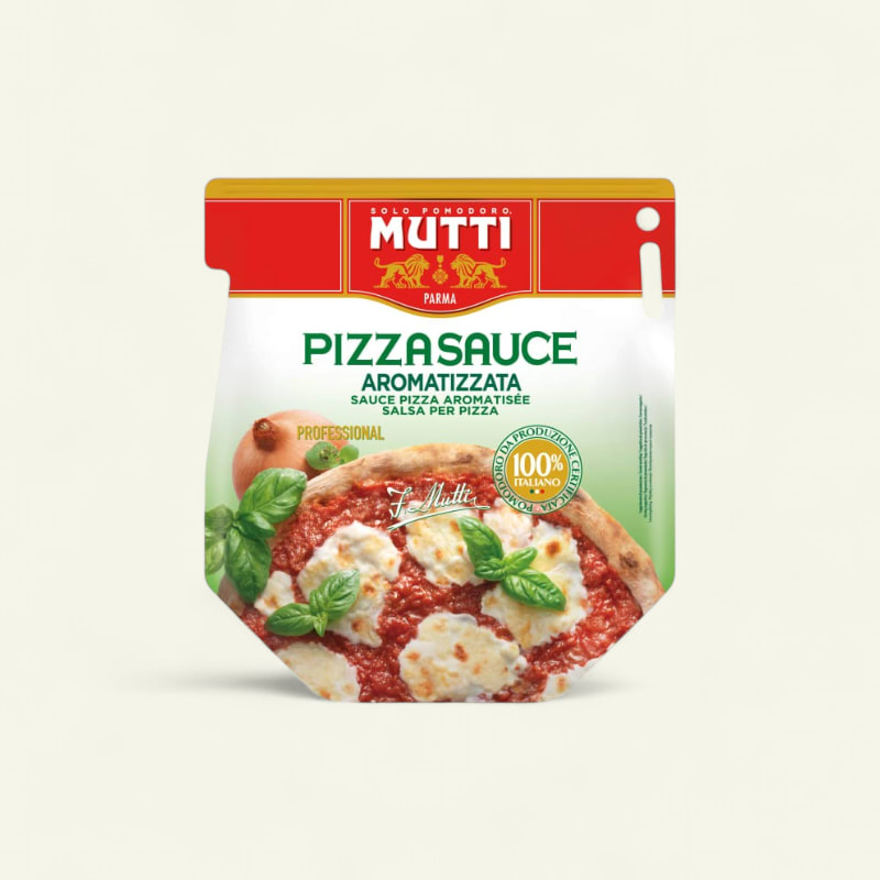 Sauce pizza Mutti aromatizzata poche 5kg 