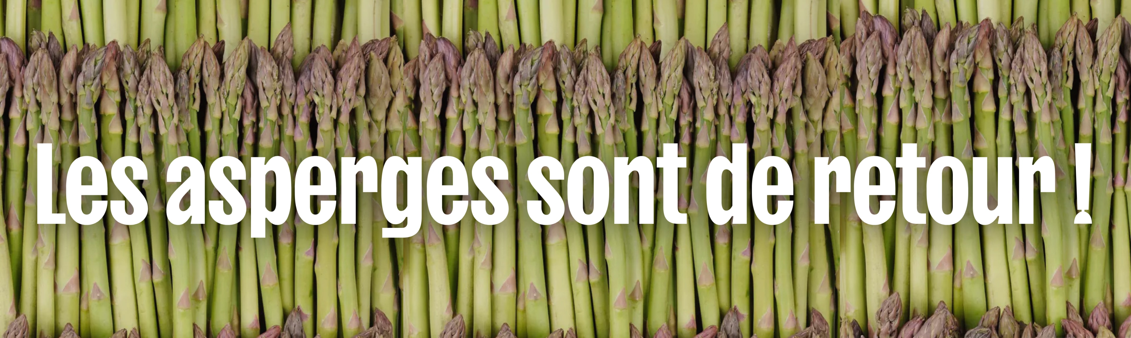 Bannière asperges