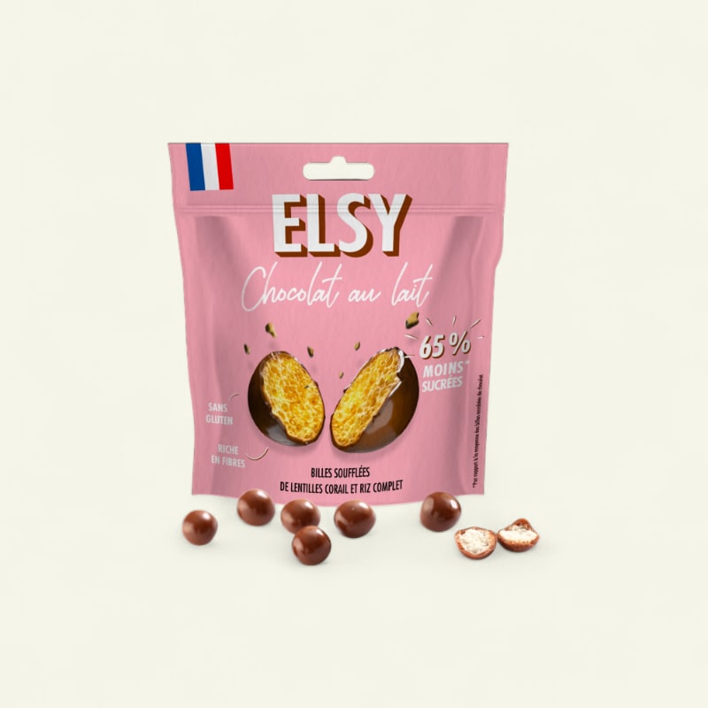 DESTOCK 16 sachets - Billes Chocolat au lait 65% moins sucré 50g