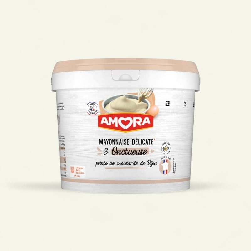 Mayonnaise delicate & onctueuse Amora 4,7kg
