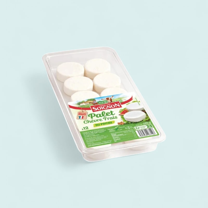 Palets de chèvre frais 12x20g (spécial cuisson)