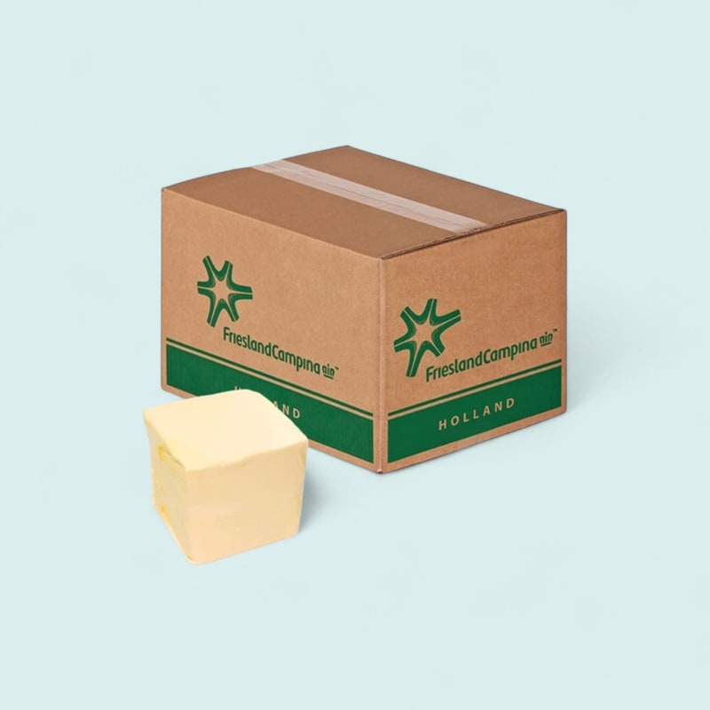 Beurre doux cube 25kg
