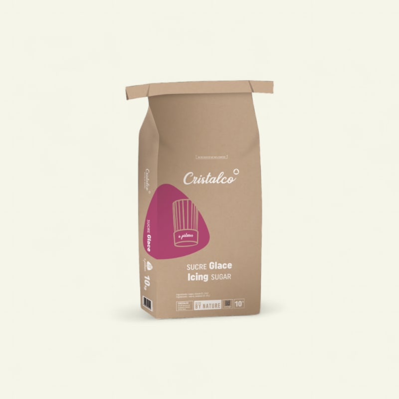 Sucre glace amylacé sachet 25 kg