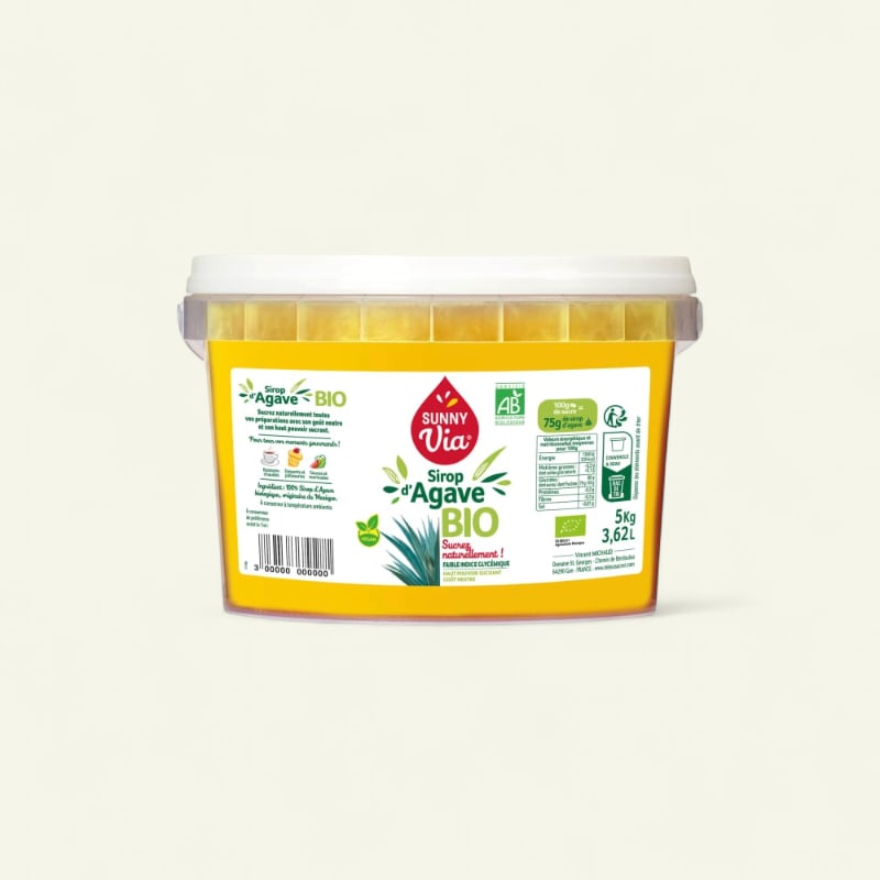 Sirop d'agave Bio seau 5kg