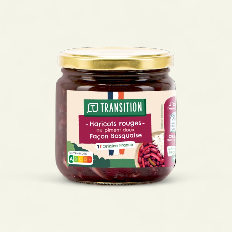 Haricots rouges façon basquaise - conserve de 400g