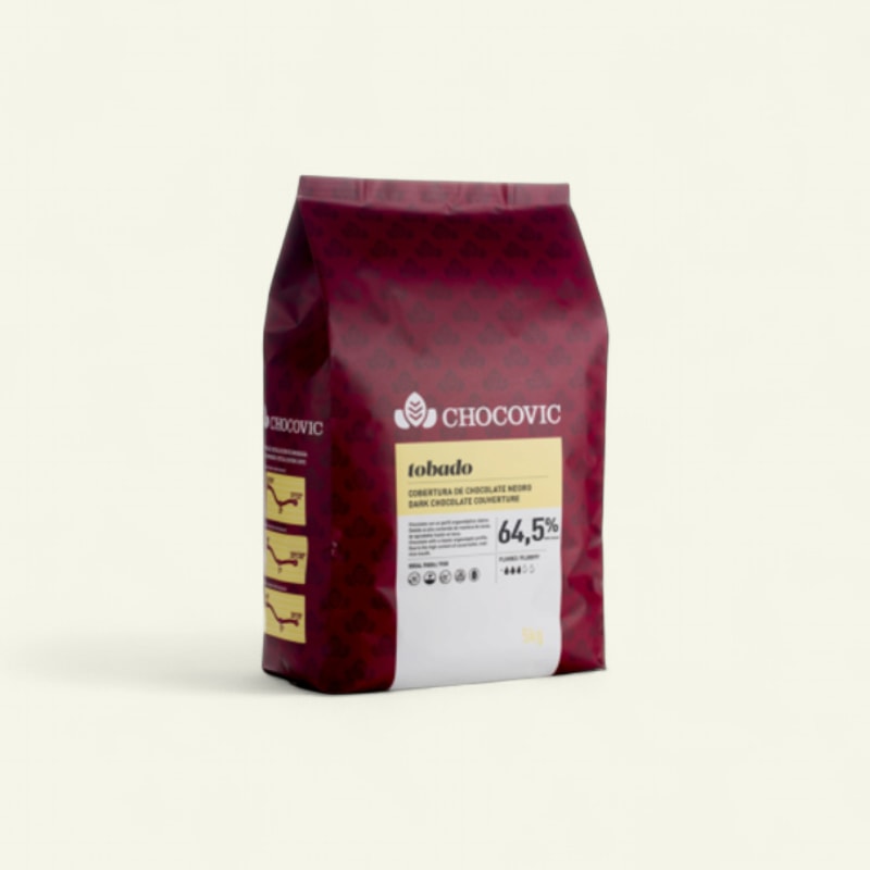 Chocolat pistol noir 64,5% Chocovic 5kg
