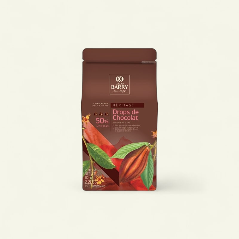 Pépites de chocolat noir 50% cacao 1kg 