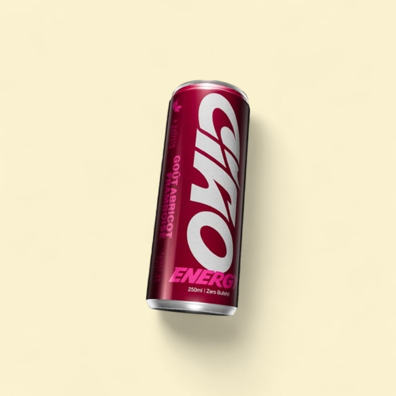 CIAO ENERGY saveur abricot framboise 250ml x 24