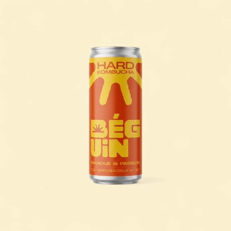 Béguin Hard Kombucha - Passion & Mangue - Bio 24x33cl