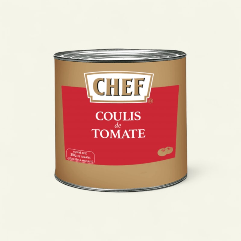 Coulis de tomate CHEF 2,5kg