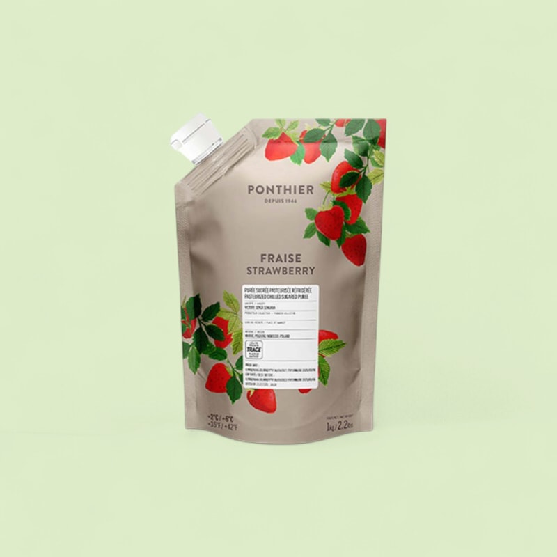 Purée de fraise Victory et Camarossa frais Ponthier 1kg