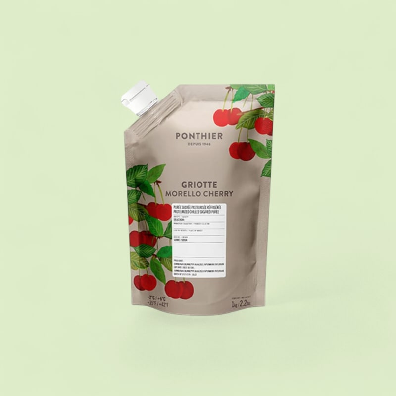 Purée de cerise griotte Oblacinska frais Ponthier 1kg