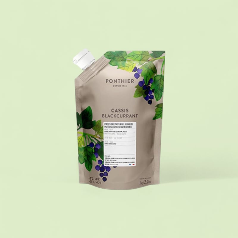Purée de cassis noir de Bourgogne frais Ponthier 1kg