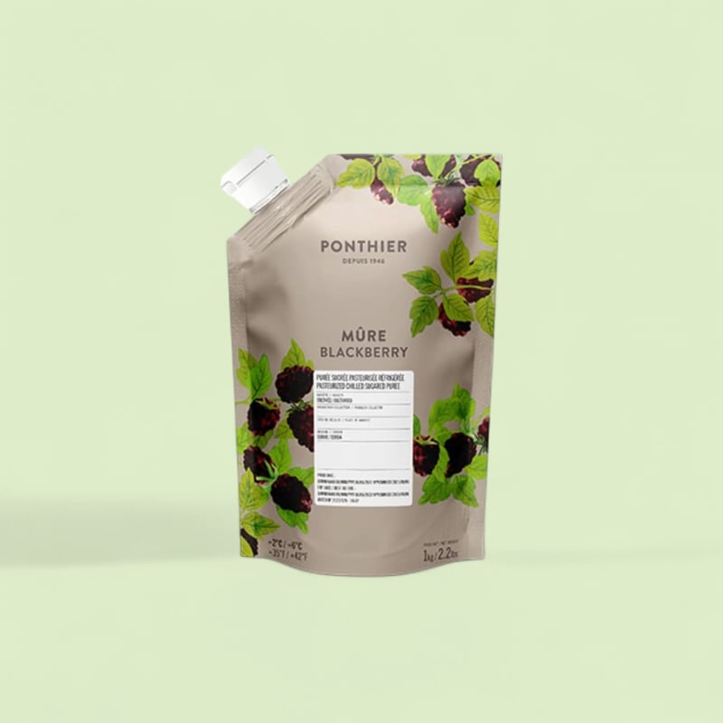 Purée de mûre frais Ponthier 1kg