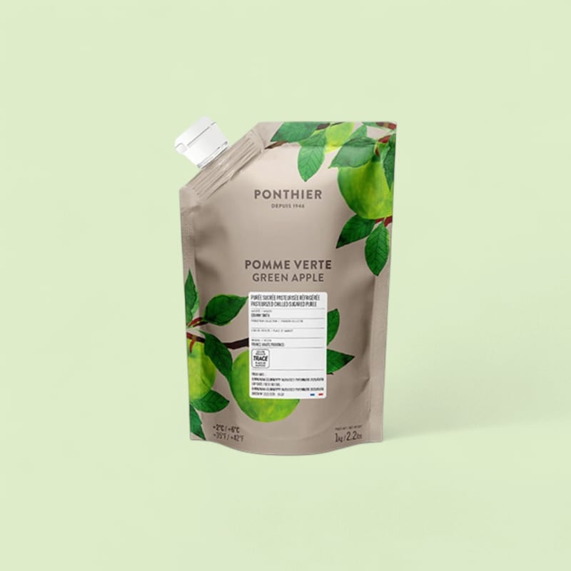 Purée de pomme verte Granny Smith frais Ponthier 1kg
