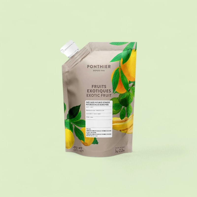 Purée de fruits exotiques frais Ponthier 1kg