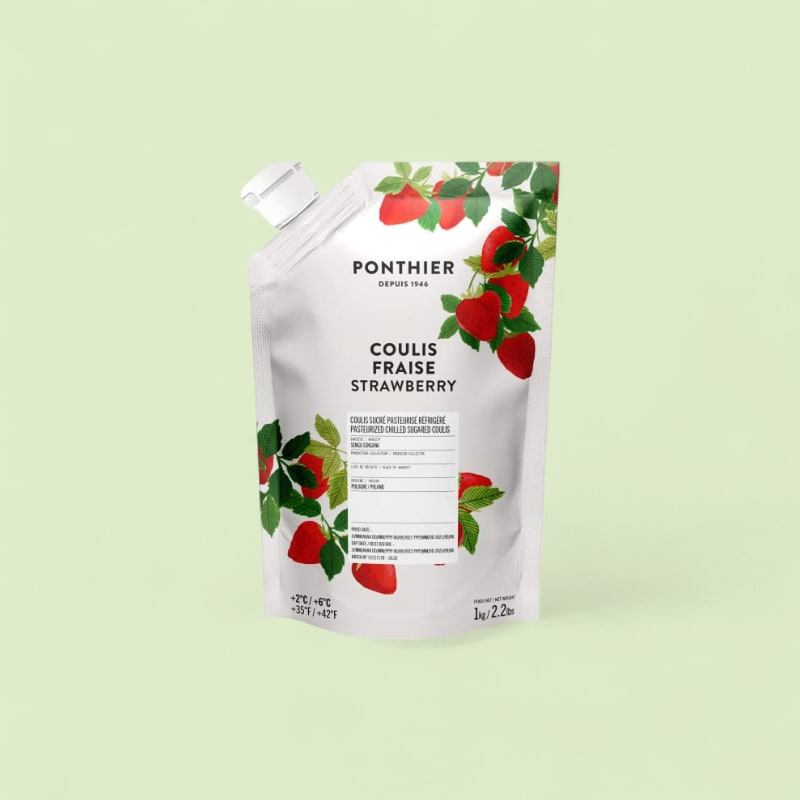 Coulis Fraise Frais Ponthier 1KG