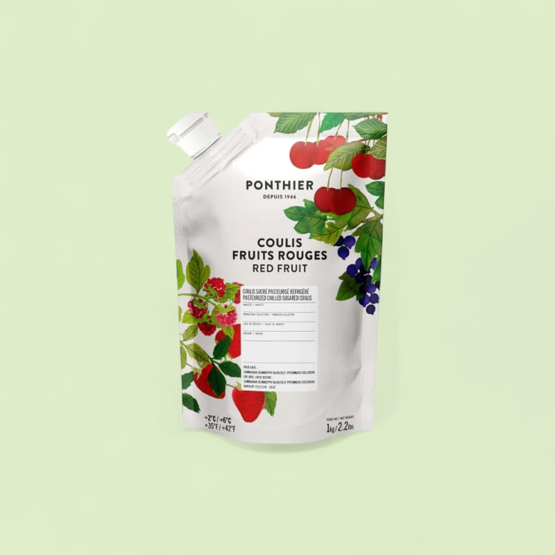 Coulis Fruits Rouges Frais Ponthier 1KG