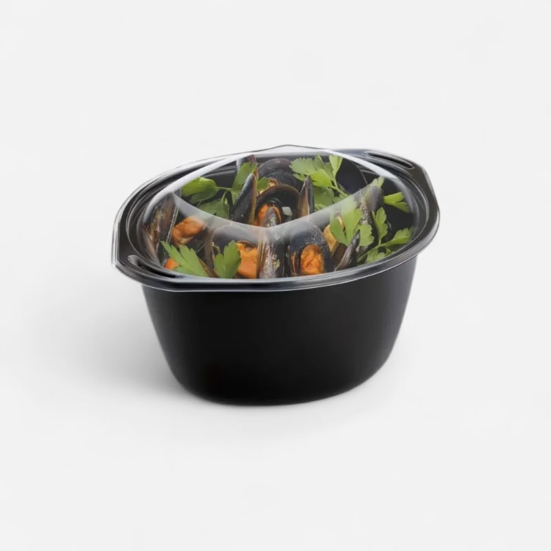Boîte et couvercle Wokipack 2300ml x25
