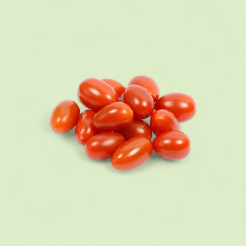 Tomate cerise rouge allongée 250gr