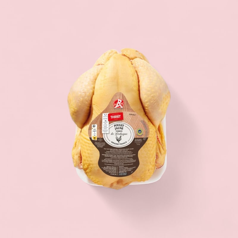 Poulet fermier PAC Label Rouge 1,5kg X8