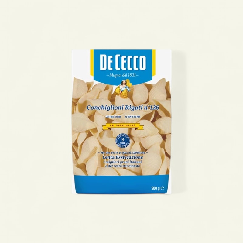Conchiglioni rigati De Cecco N°126 500g