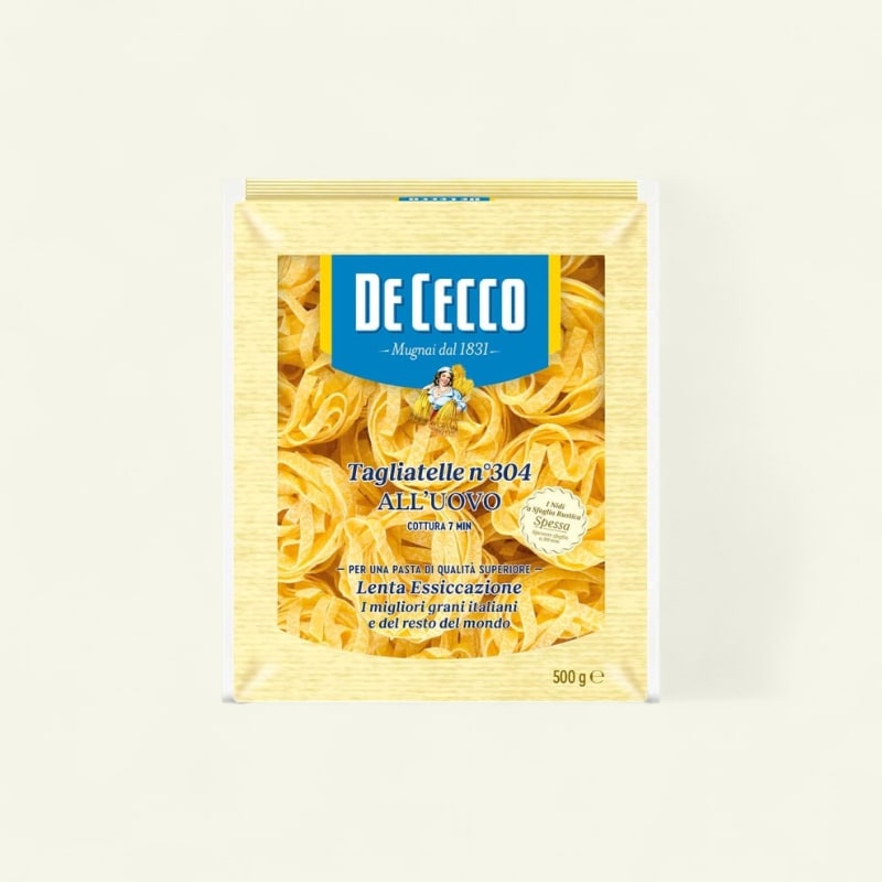 Tagliatelle aux Œufs De Cecco 500g
