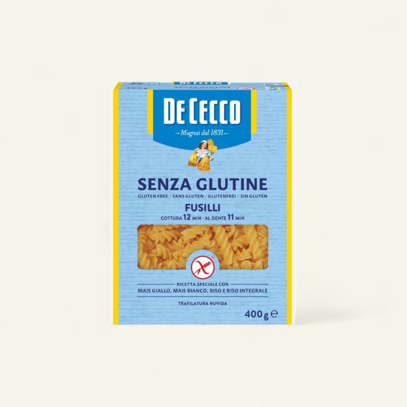 Fusilli sans gluten De Cecco 400g