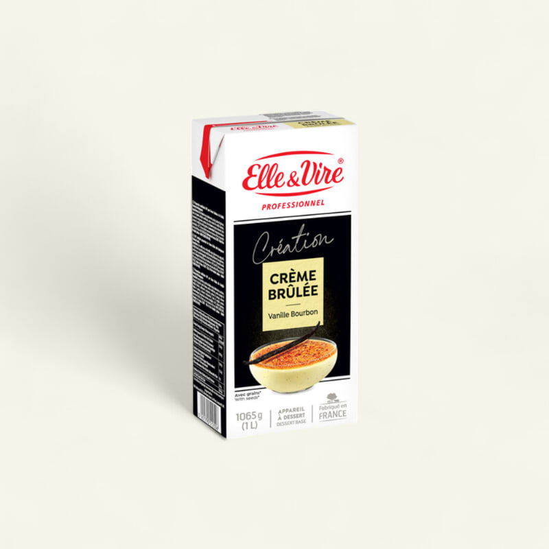 Crème Brulée à la vanille Bourbon Elle & Vire 1L
