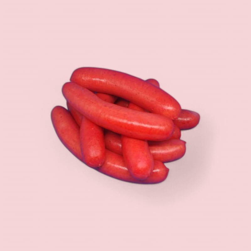Saucisse de Strasbourg (knack) s/ vide 10x 100g