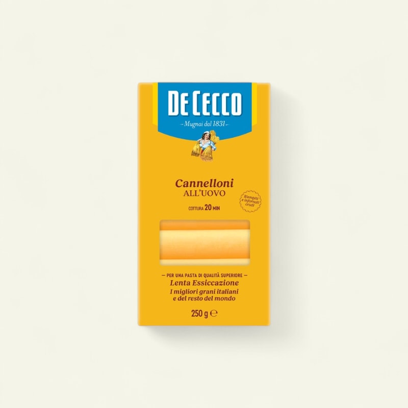 Cannelloni all'uovo n°100 De Cecco 250g