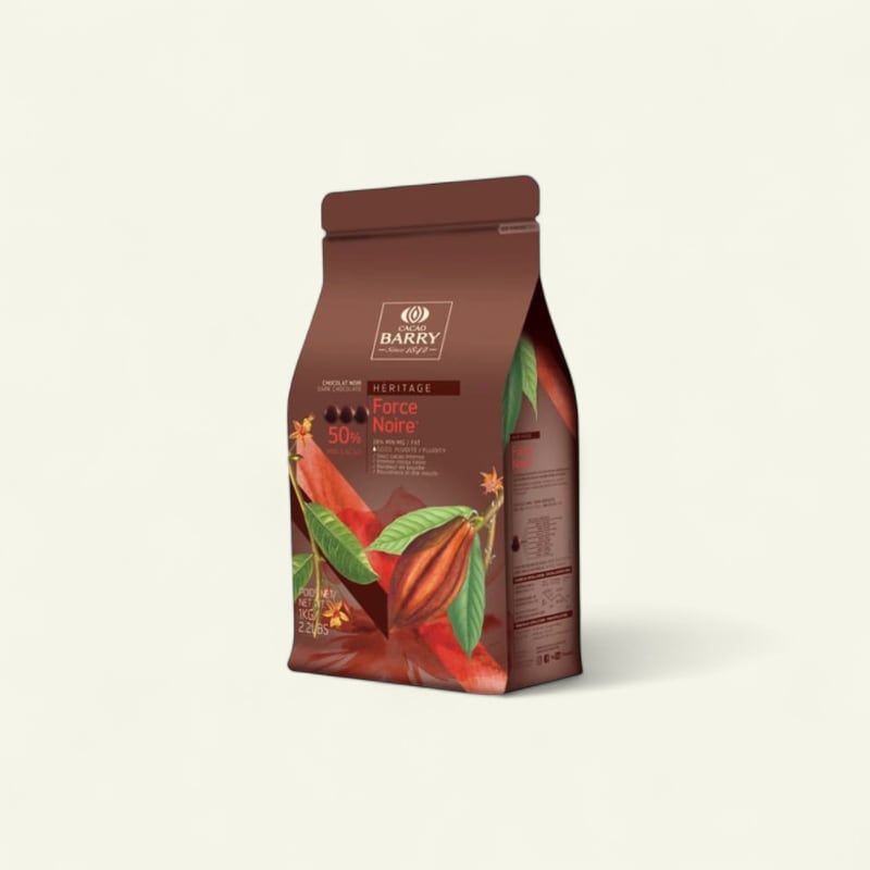 Chocolat noir 50% Force Noire spécial mousse drops 1kg