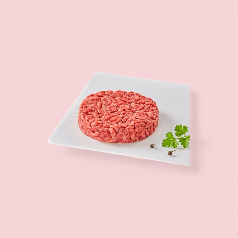 Steak haché Socopa rond 125g façon bouchère 15%MG X8