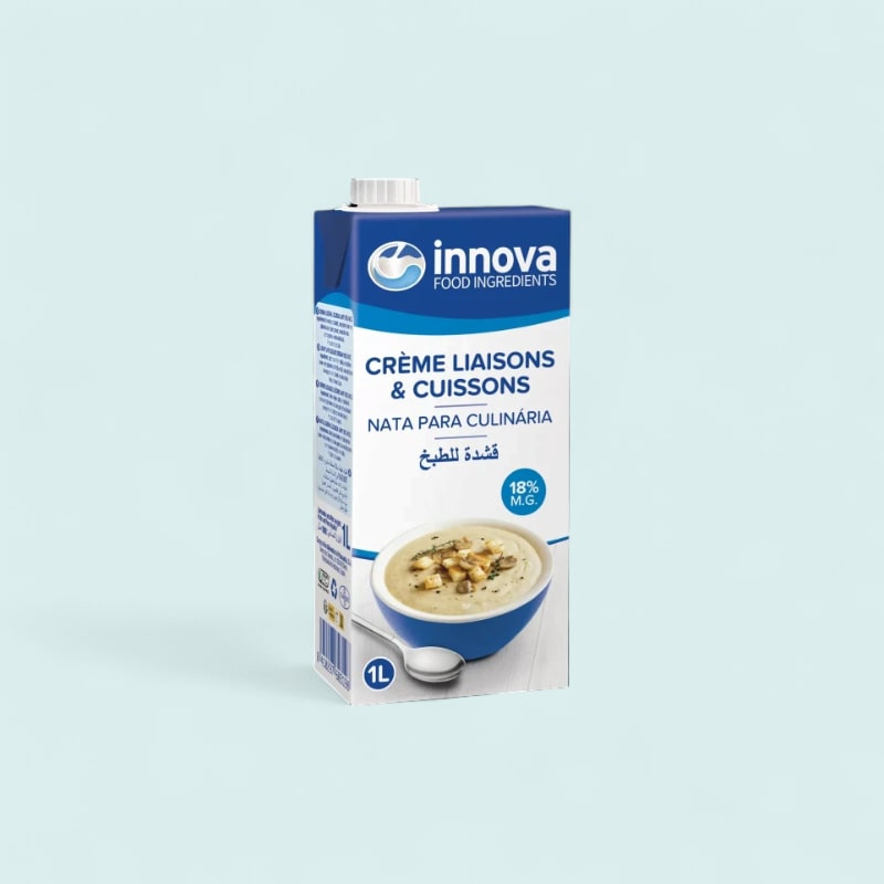 Crème liquide UHT 18% Innova 6x1L