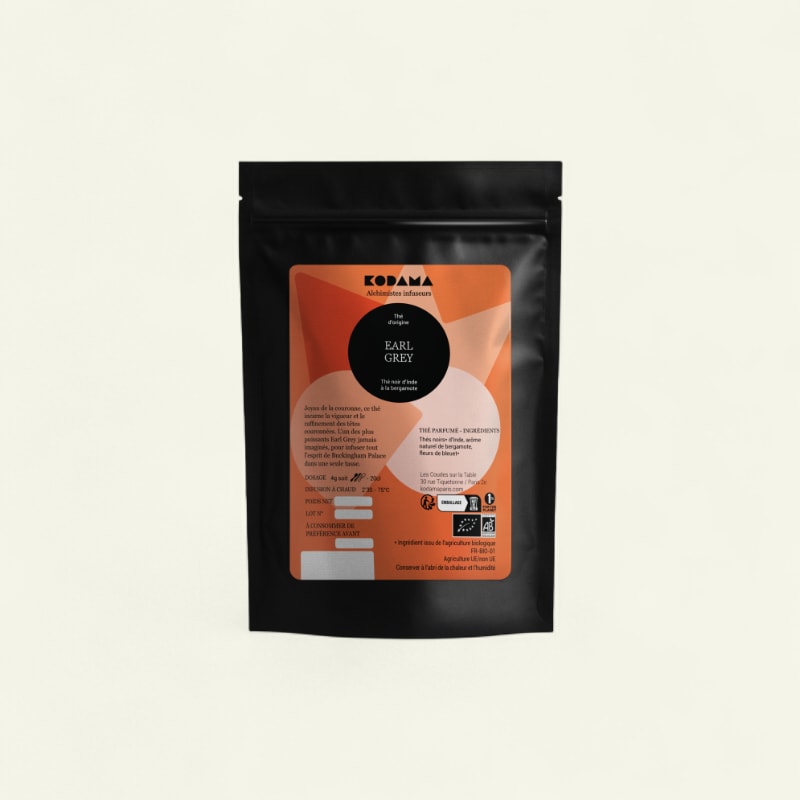 THÉ NOIR EARL GREY BIO - 200G vrac