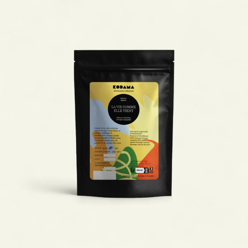 INFUSION HIBISCUS ORANGE SANGUINE - 200G vrac La Vie comme elle Vient