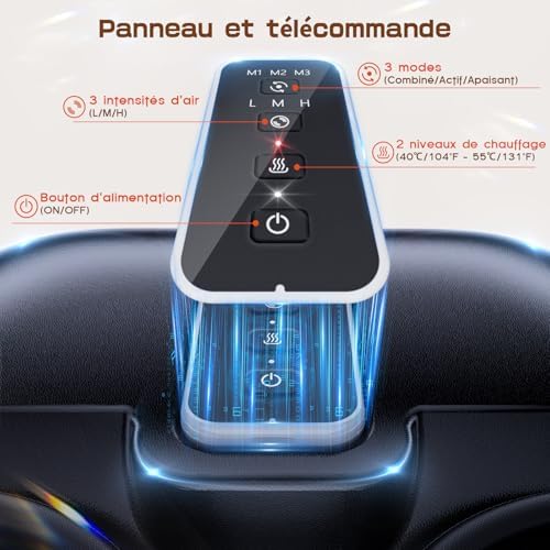 Vue 3 de Masseur De Pieds Shiatsu