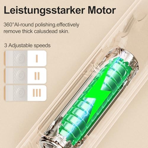 Vue 4 de Rape Electrique Pieds Anti