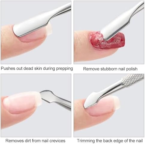 Vue 3 de Wolmik Repoussecuticules Kit Doutils