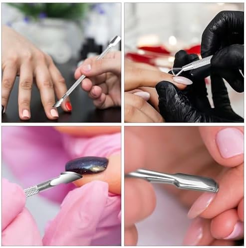 Vue 4 de Wolmik Repoussecuticules Kit Doutils